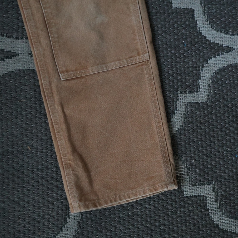Carhartt Double Knee Pants B01 BRN Loose Original Fit Made in USA 30X30 Rare - Picture 10 of 12